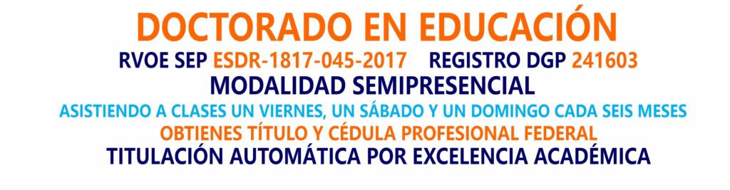 Doctorado En Educación – Universidad De Baja California